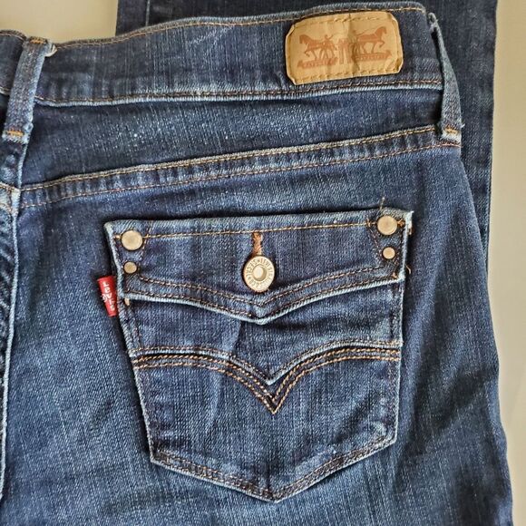 Levi’s 505 Jeans Women’s Size 10 Straight Leg Medium Wash Mid Rise - Picture 8 of 11